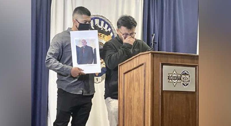 Angel Reyes became emotional Tuesday while remembering his brother, as his other brother, Edgar Reyes, held a picture of their deceased loved one. Alejandro Reyes was killed in 2016 and his body left in Butterfield Canyon wrapped in heavy plastic. His brothers made a plea to the public on Tuesday to help them solve his murder investigation.