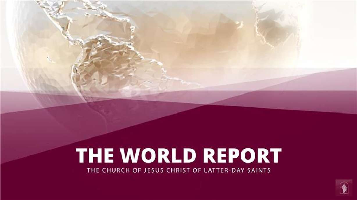 The April 2024 edition of the World Report is a semiannual compilation of news from The Church of Jesus Christ of Latter-day Saints.