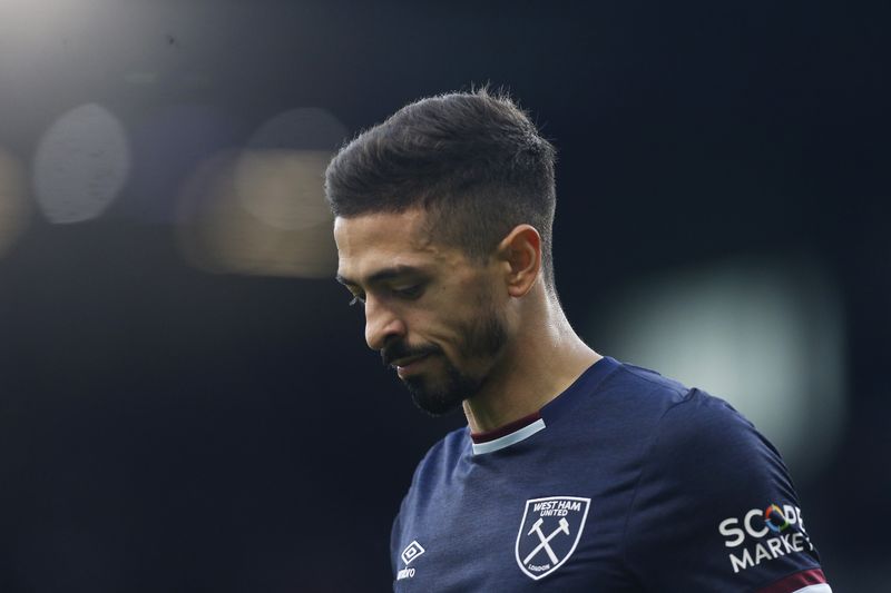 FILE PHOTO: Soccer Football - Premier League - Burnley v West Ham United - Turf Moor, Burnley, Britain - December 12, 2021 West Ham United's  Manuel Lanzini