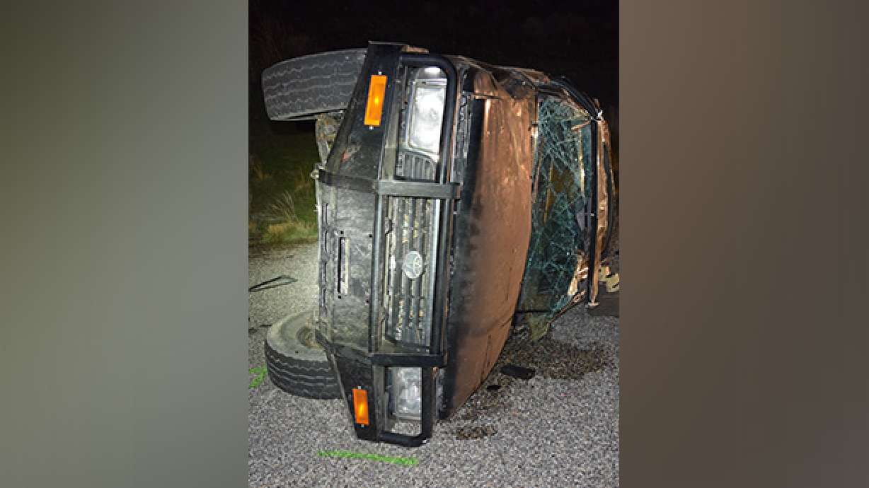 Two people are dead and three are injured following a rollover crash in Box Elder County on Friday night, authorities said.