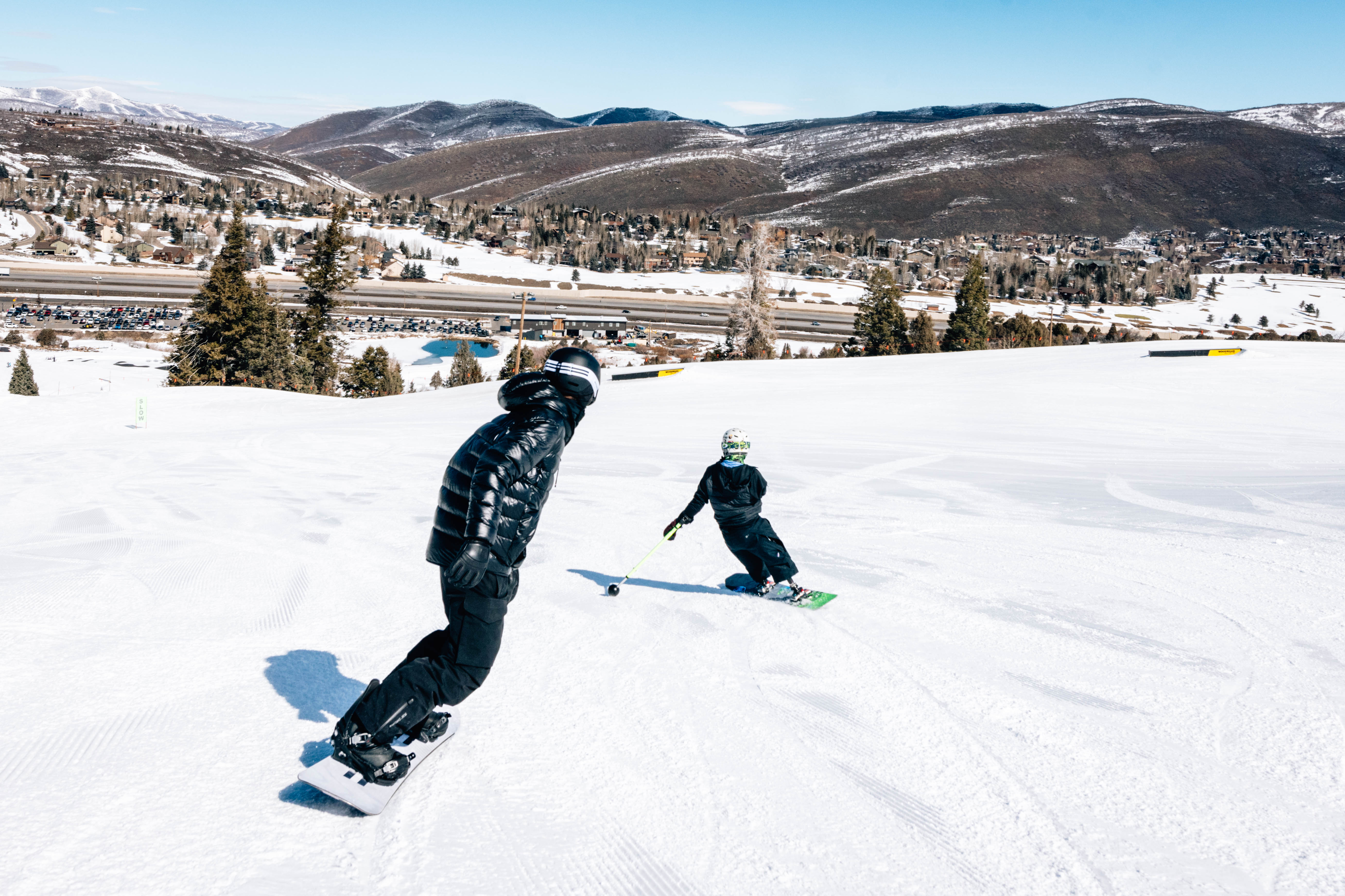 Adaptive snowboarder Zach Sherman was surprised by five-time Olympian Shaun White at Woodward Park City, where the three-time gold medalist who recently retired from the pro game spent the day on the slopes of Utah and presented Sherman with a grant to board competitively.