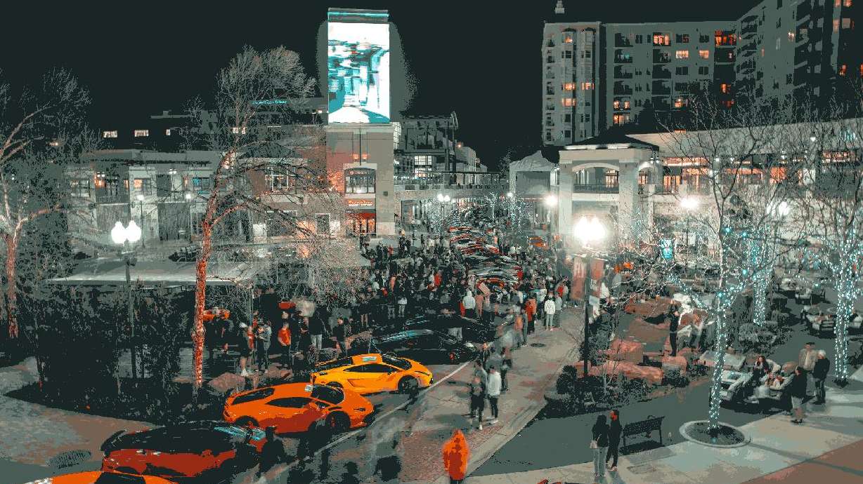 Utah's largest exotic car show brought thousands together at The Gateway