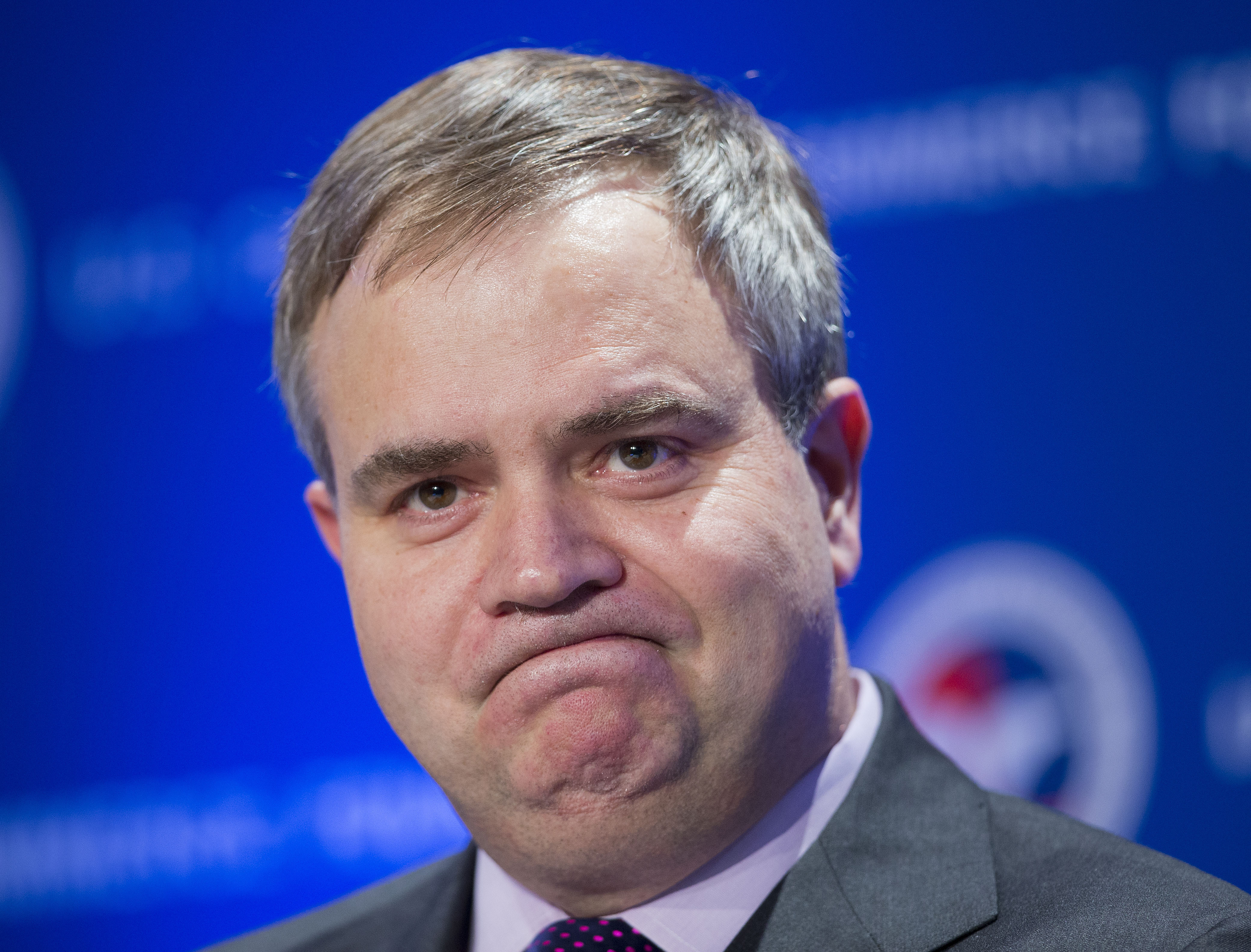 Robin Hayes, CEO of JetBlue Airways Corporation, speaks at the 14th Annual Aviation Summit in Washington, on March 17, 2015. JetBlue Airways executives explained to Wall Street on Wednesday, why they're offering to pay $3.6 billion for Spirit Airlines, a proposed combination that has received a chilly reception from investors.