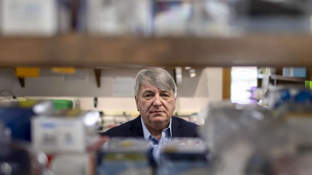 Ethnobotanist Paul Cox, one of Brain Chemistry Labs’ founders, is pictured at his laboratory in Jackson Hole, Wyoming, on Feb. 10.