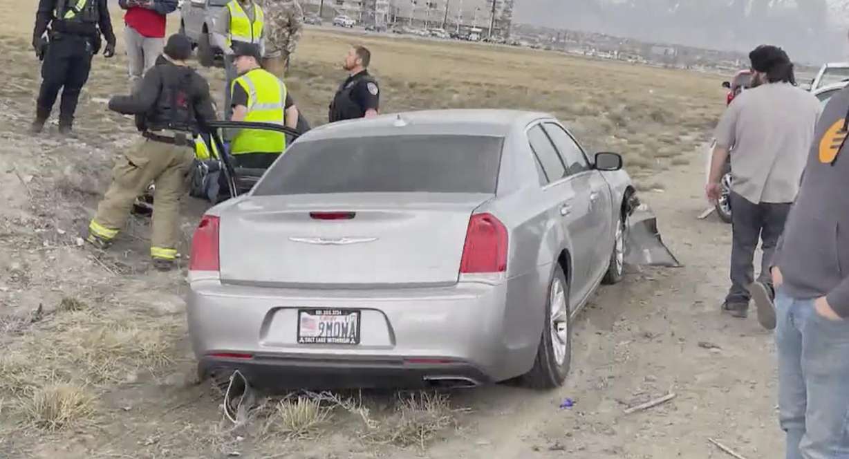 Police investigate the scene where a 15-year-old girl was hit and killed in Lehi on March 4, 2022. The man who caused the crash was sentenced on April 13.