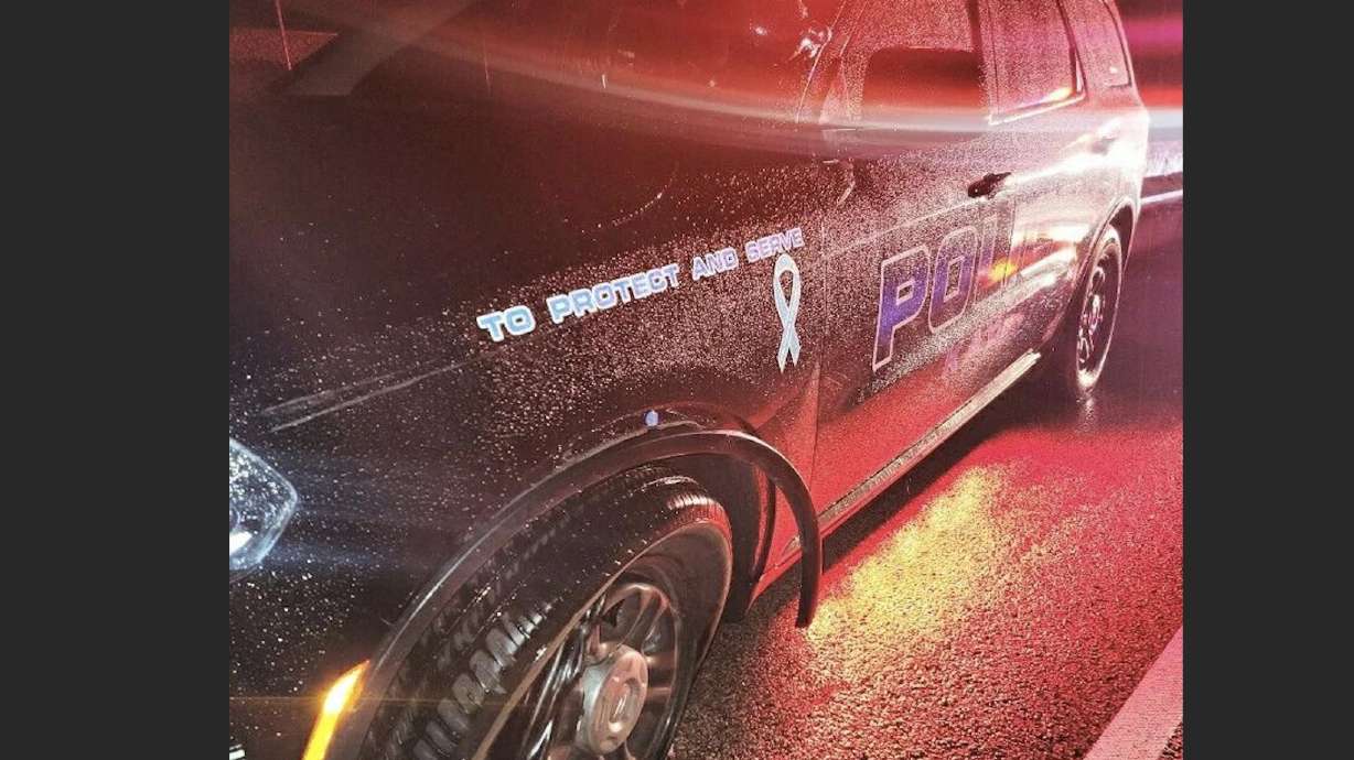 A Kaysville police officer was taken to a local hospital Friday morning after hitting and stopping a wrong-way driver on Interstate 15 near Farmington.