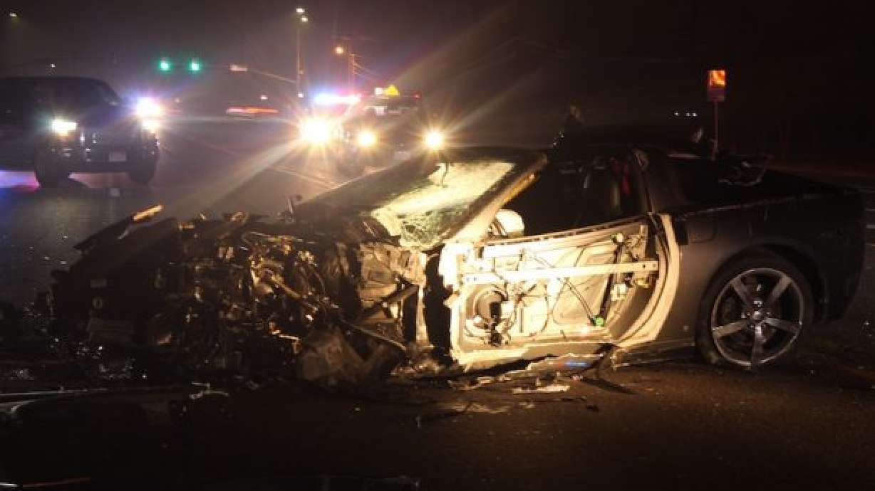 A car rolled off a Provo road and caught fire on Jan. 19. The driver of the car, a Utah County man, was criminally charged on Tuesday for causing a crash that left his passenger in extremely critical condition.