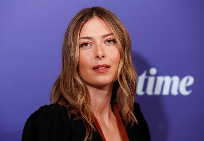 FILE PHOTO: Former tennis player Maria Sharapova attends The Hollywood Reporter's Women in Entertainment gala in Los Angeles, California, U.S., December 8, 2021.