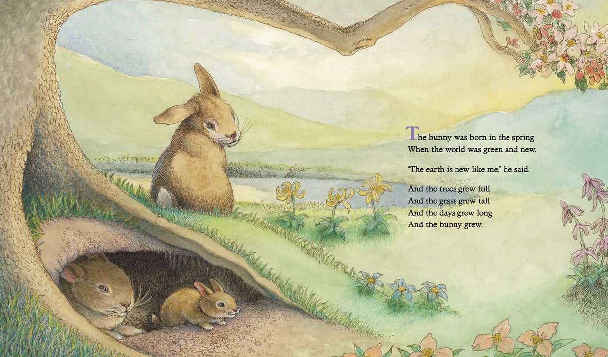 A page from "Bunny's First Spring," by Sally Lloyd-Jones.