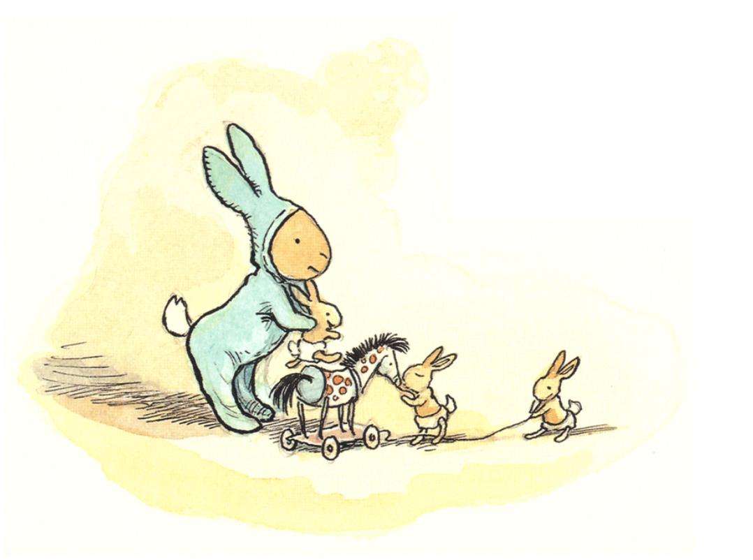 An illustration from "Little Rabbit's New Baby," by Harry Horse.