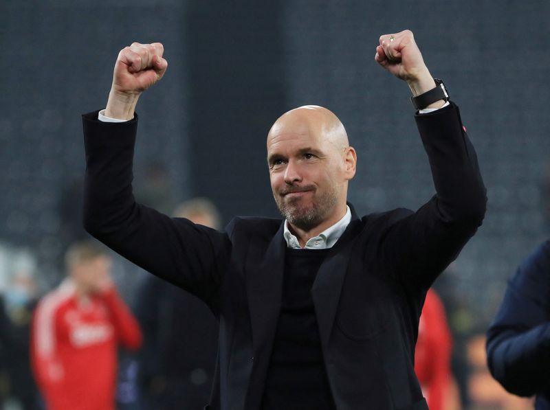 FILE PHOTO: Soccer Football - Erik ten Hag  has been appointed as Manchester United's new manager. Signal Iduna Park, Dortmund, Germany - November 3, 2021