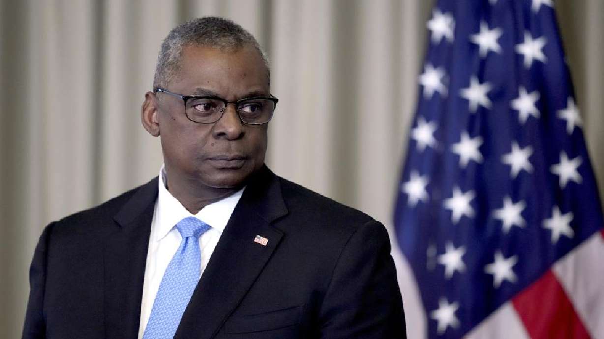 U.S. Secretary of Defense, Lloyd Austin, attends a press conference after the meeting of the Ukraine Security Consultative Group at Ramstein Air Base in Ramstein, Germany, Tuesday. The longer Ukraine’s army fends off the invading Russians, the more it absorbs the advantages of Western weaponry and training — exactly the transformation President Vladimir Putin wanted to prevent by invading in the first place.