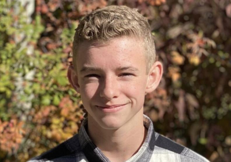 Undated family photo of 15-year-old Champ Salley, who died on Sunday due to injuries sustained in an April 3 motorcycle crash in Washington County, Utah.