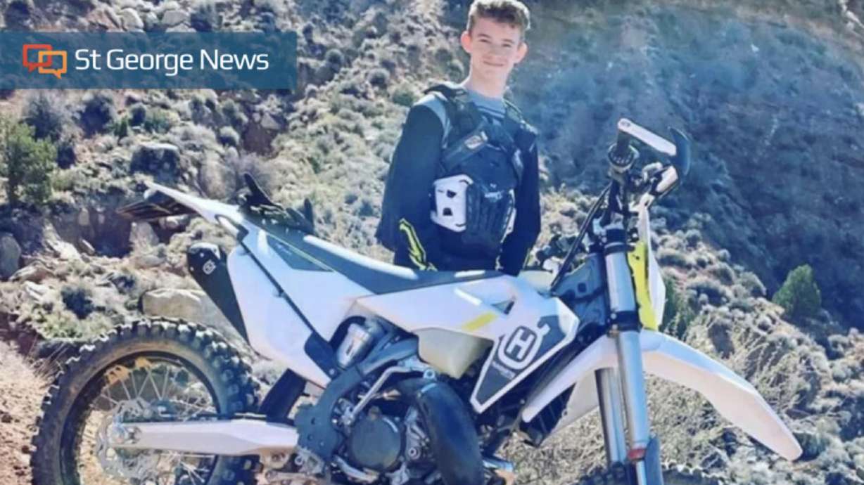 Undated family photo of 15-year-old Champ Salley, who died Sunday of injuries sustained in an April 3 motorcycle crash in Washington County.