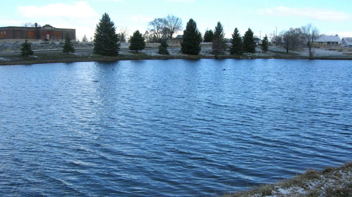 A photo of Spring Lake in Payson taken on Jan. 13. The Utah Division of Wildlife Resources is again increasing the daily fishing limits at the lake ahead of a project that requires the pond to be drained.