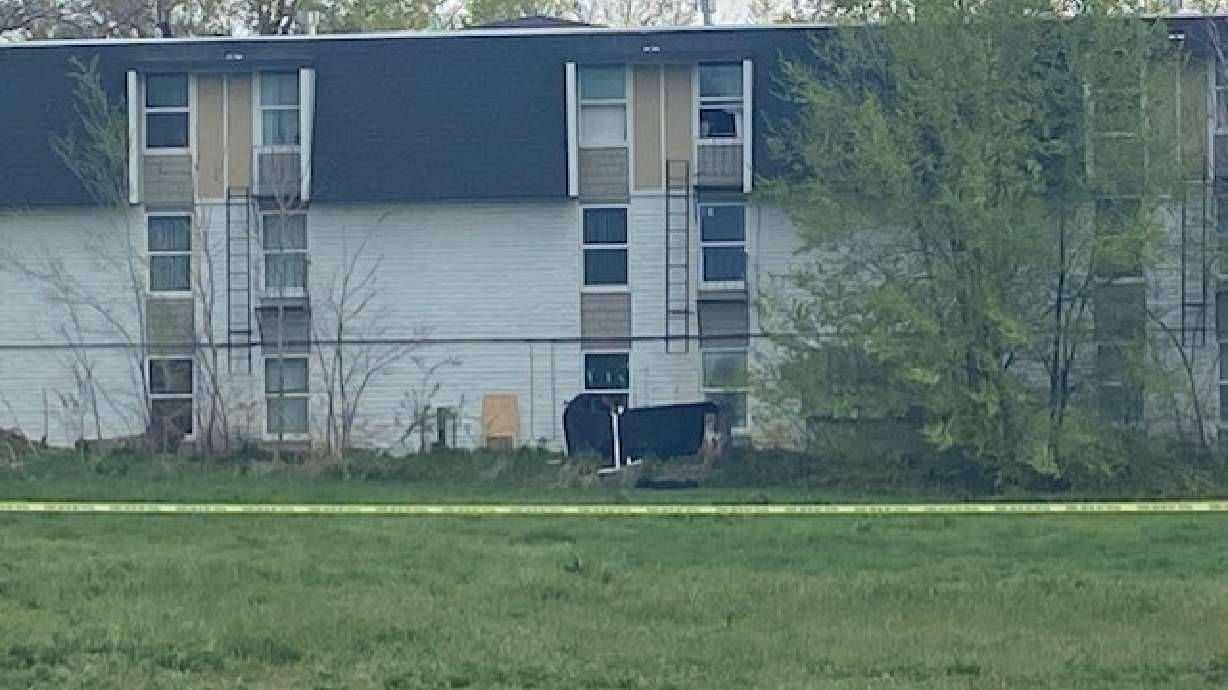 A man died after falling from a window in Ogden on Wednesday afternoon.
