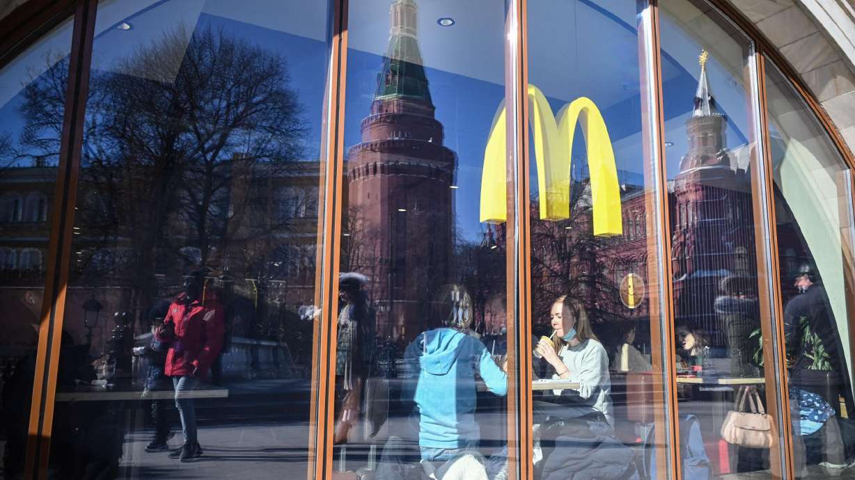 McDonald's said Thursday it will likely have to dispose of unused inventory in Russia.