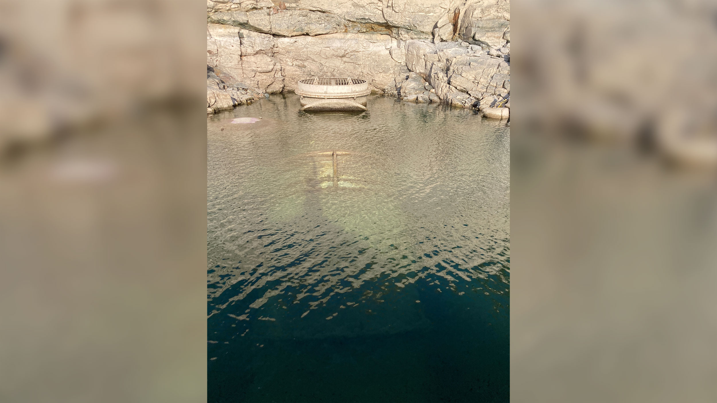The original intake at Lake Mead is no longer in use since it cannot draw water.