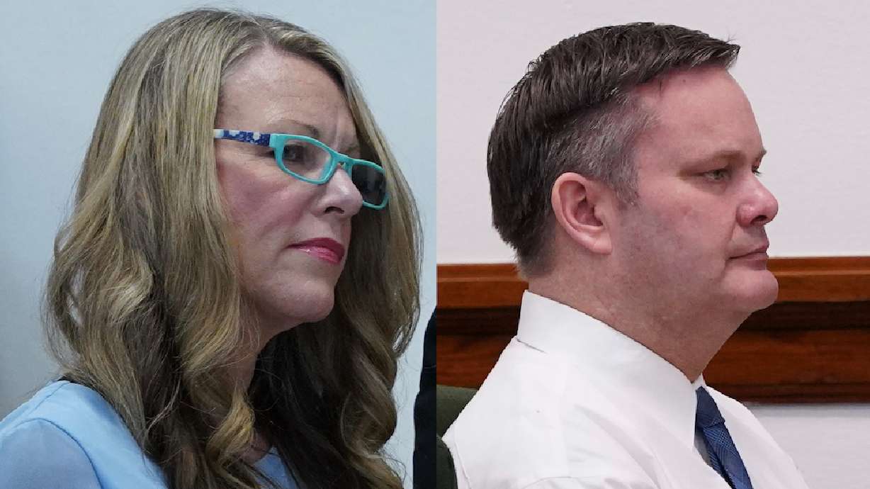 Lori Vallow Daybell and Chad Daybell appear at different hearings in Fremont County, Idaho, on April 19.