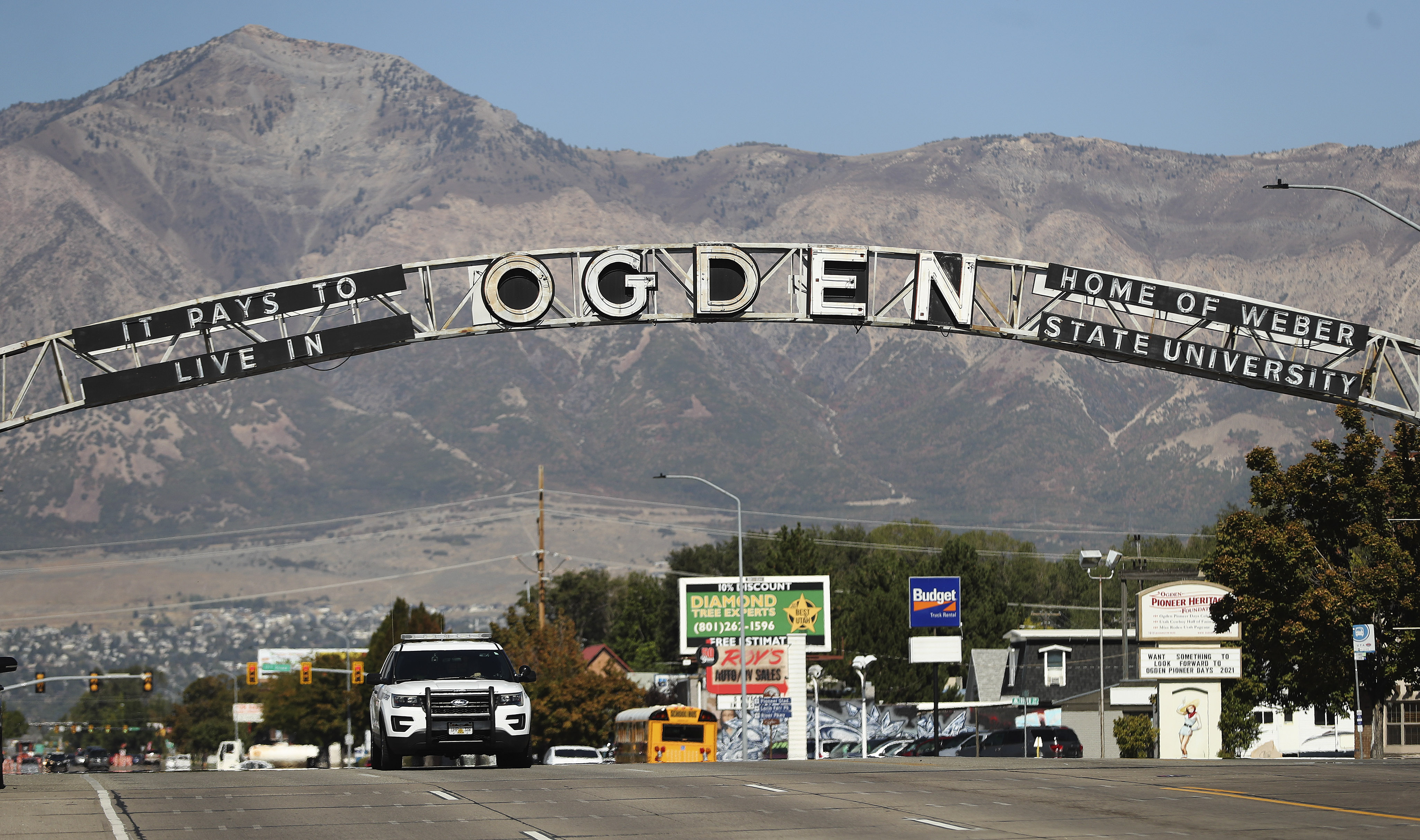 Washington Boulevard in Ogden is pictured on Sept. 29, 2020. Ogden, Provo and Salt Lake City continue to be the among top 10 “most overvalued” housing markets across the U.S., according to the latest research.