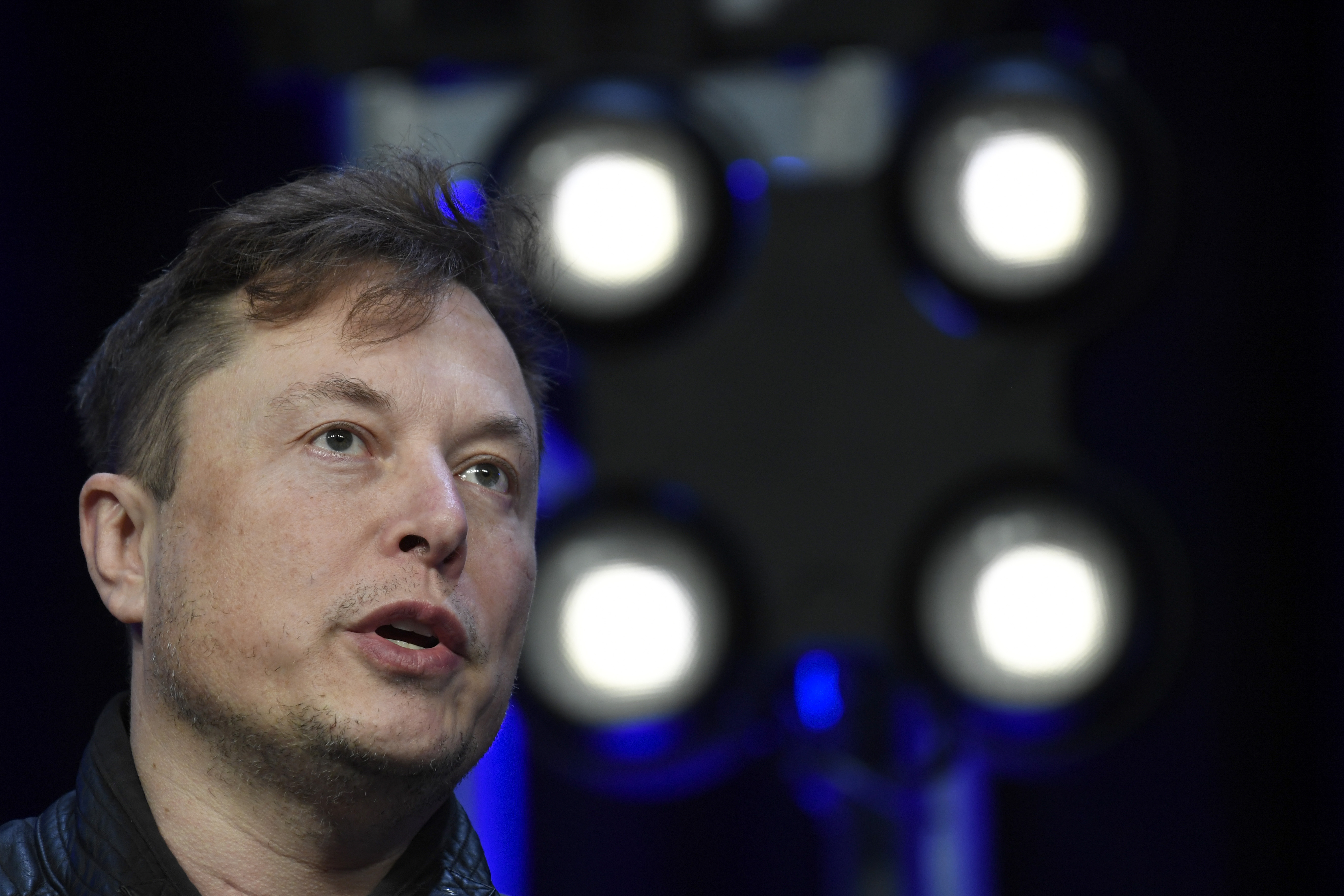 Tesla and SpaceX Chief Executive Officer Elon Musk speaks at the SATELLITE Conference and Exhibition, March 9, 2020, in Washington. Musk this week has sold 4.4 million shares of Tesla stock, most likely to help fund his purchase of Twitter.