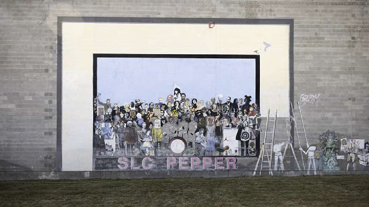 Urban wall crawl features murals in Salt Lake City