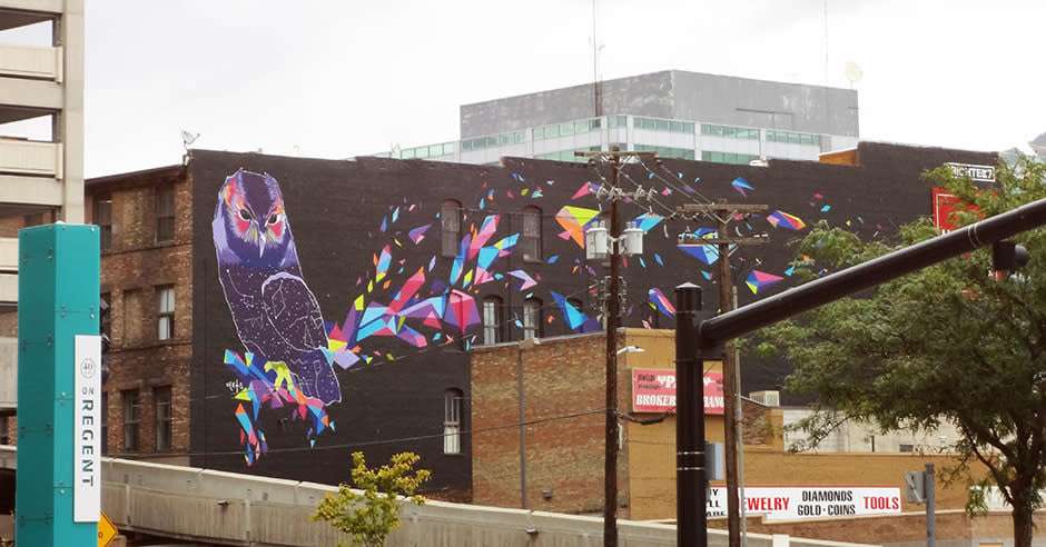 Urban wall crawl features murals in Salt Lake City