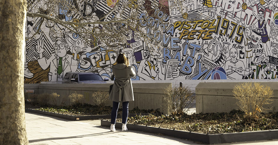 Urban wall crawl features murals in Salt Lake City