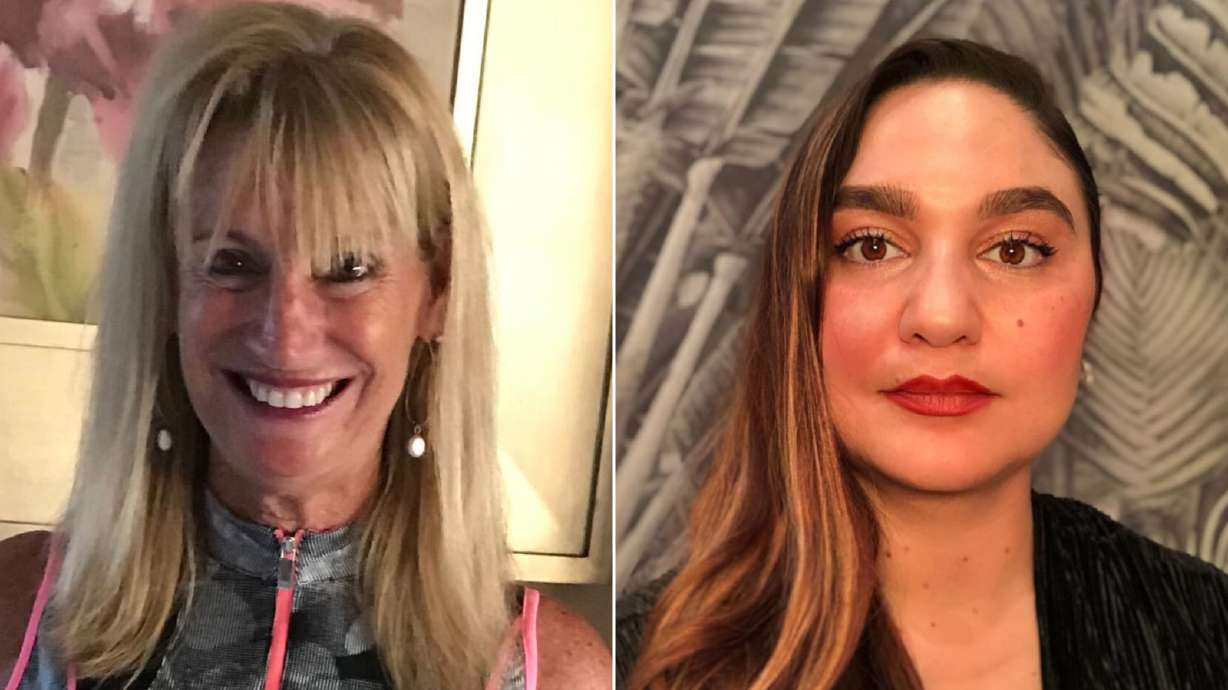 Tracy Peck, left, had no idea that Ayda Zuday, right, had been searching for her for nearly a decade.