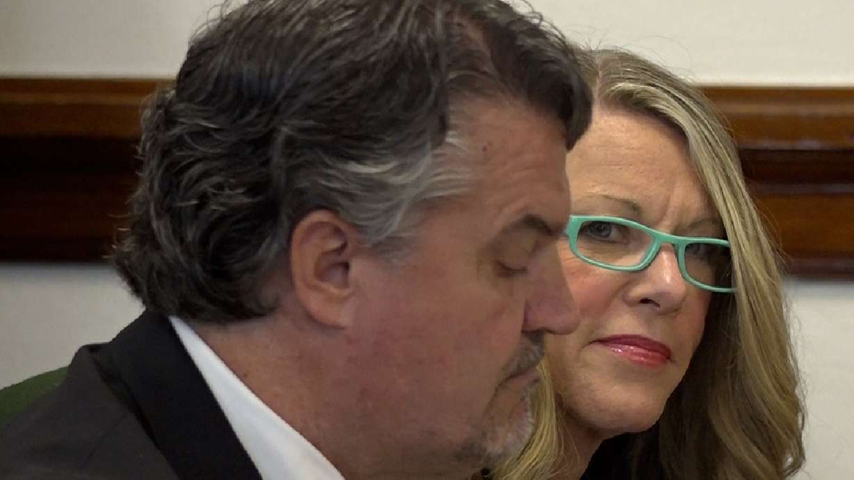 Lori Vallow Daybell appears at her arraignment on April 19, 2022. A judge Monday denied her request to dismiss her case due to lack of a speedy trial.