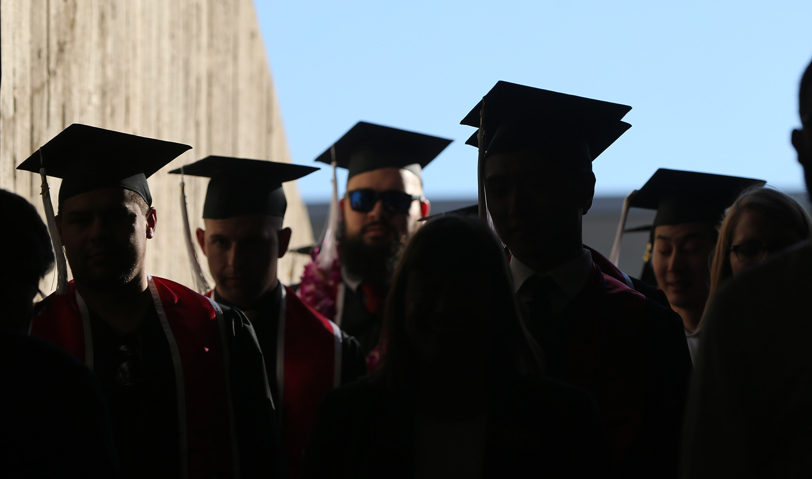 Students process during University of Utah Commencement in Salt Lake City on Thursday, May 4, 2017. Four Utah universities will send their spring 2022 graduating classes out into the world this week.