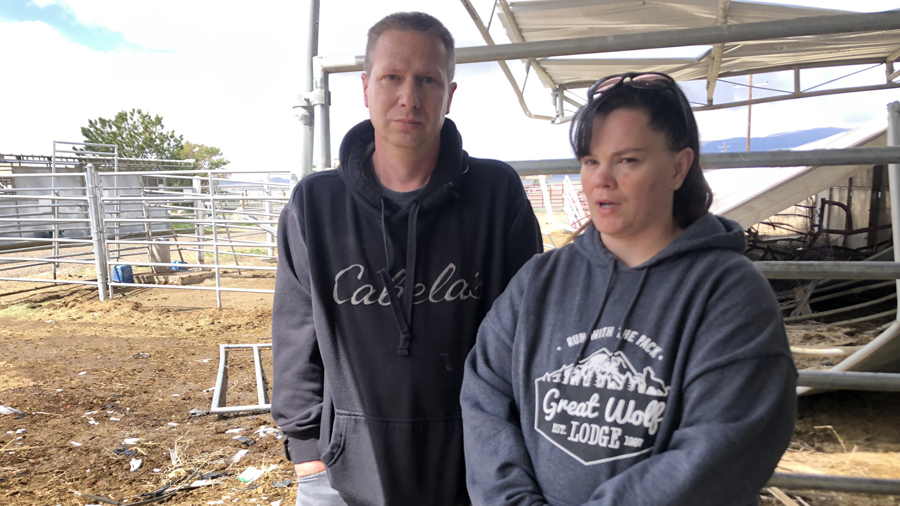 Jeromey and Brooke Jackson talk to KSL Tuesday. They say they hope the driver of a car that crashed, killing their 3-year-old son, never sees a day of freedom again.