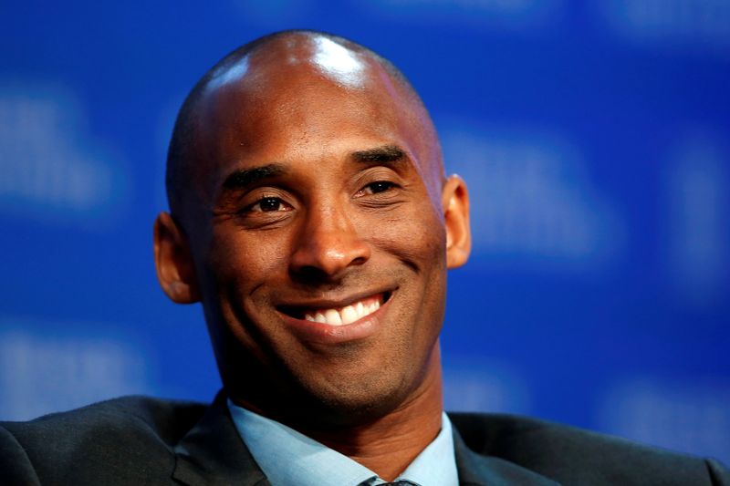 FILE PHOTO: Former NBA star Kobe Bryant, CEO of Kobe Inc, speaks at the Milken Institute Global Conference in Beverly Hills, California, U.S., May 3, 2016.