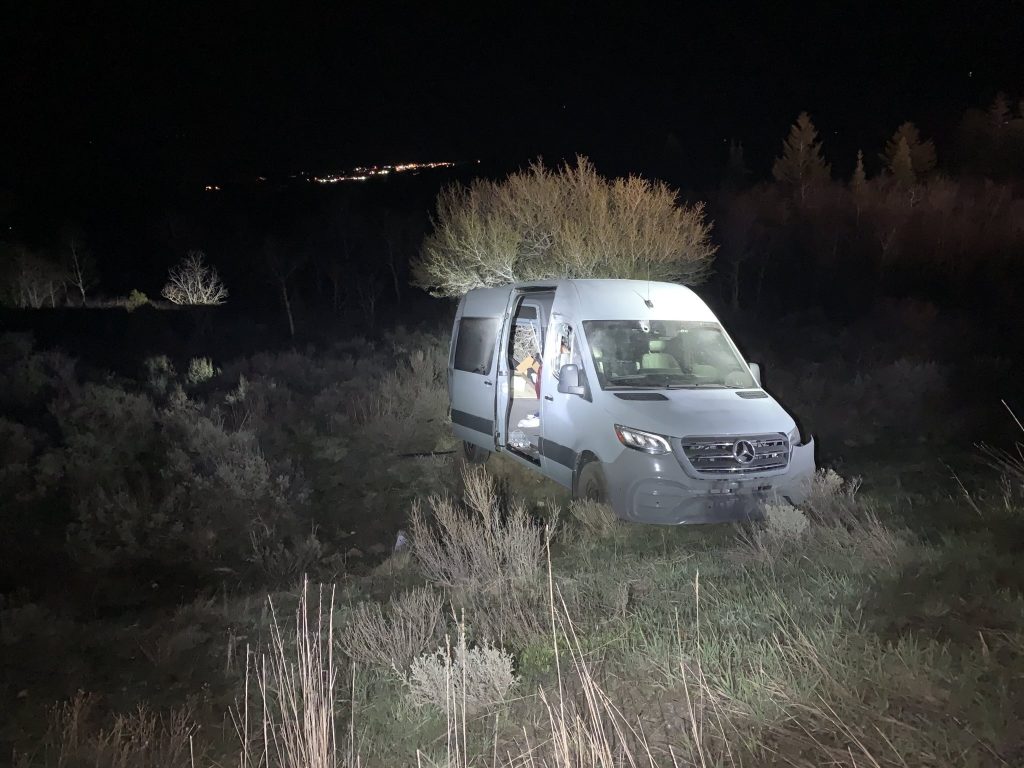 The Utah Highway Patrol arrested a driver early Thursday in northern Utah after driving erratically and fleeing from police in Cache and Rich counties.