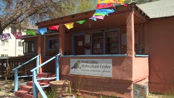 The Moab Valley Multicultural Center office and walk-in crisis center just a block off Main Street in Moab. It connects clients to resources and helps those experiencing homelessness.