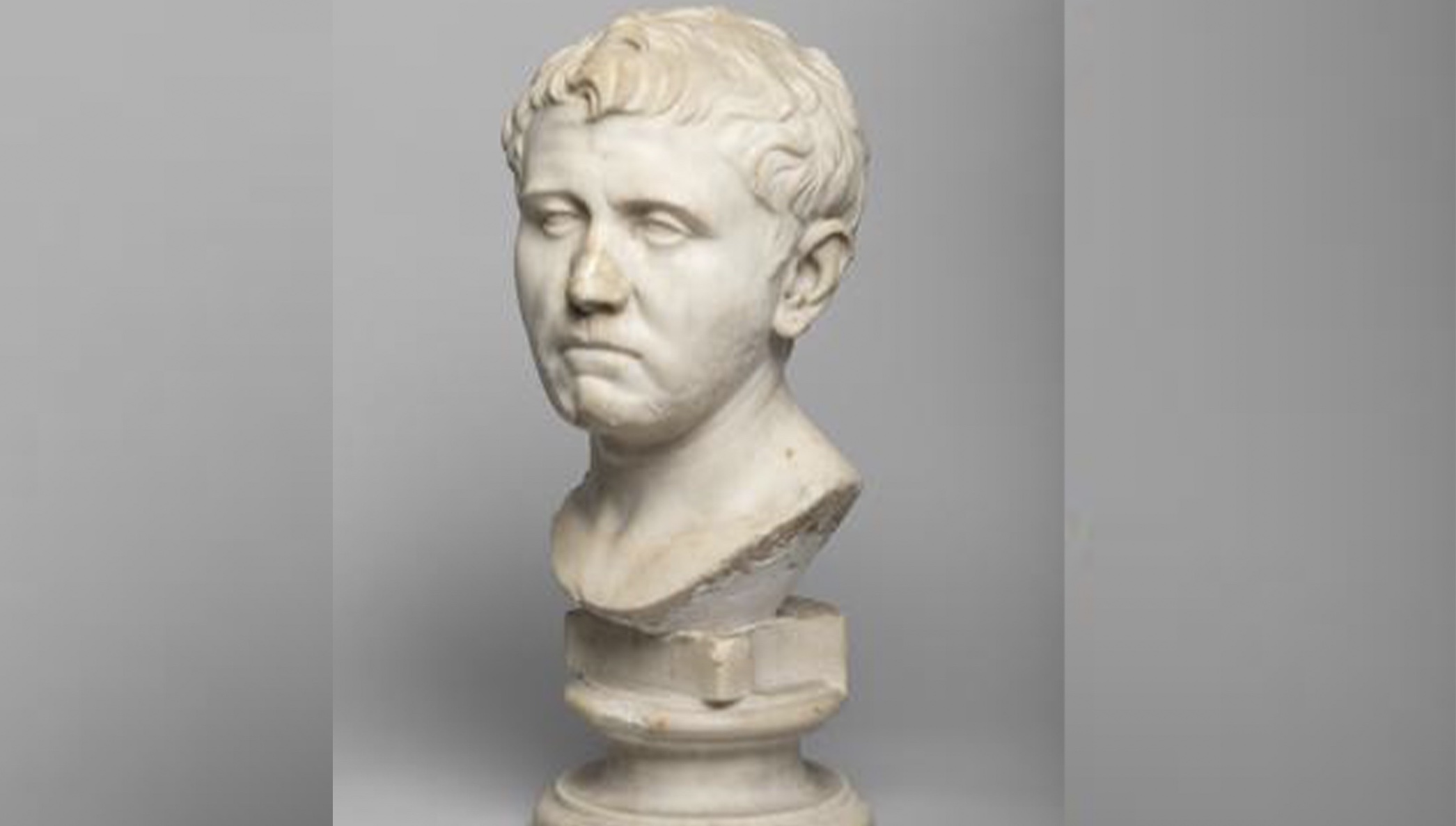 This undated photo shows a marble bust that a Texas woman bought for about $35 from a Goodwill store that is temporarily on display at a San Antonio museum. Experts determined it was a centuries-old sculpture missing from Germany since World War II.