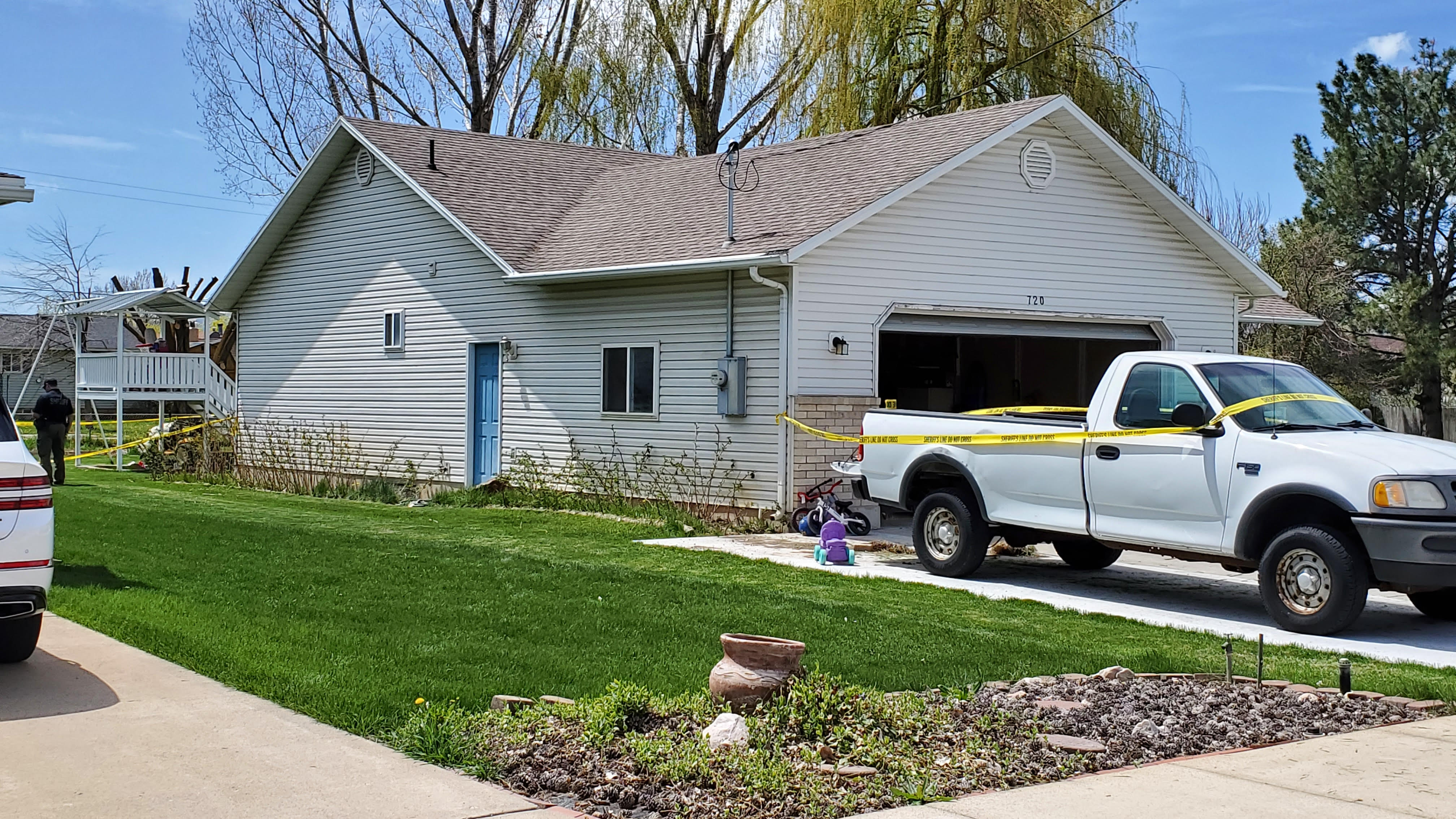 A toddler in Cache County was hospitalized after a father accidentally ran over the child with a lawn mower on Friday.