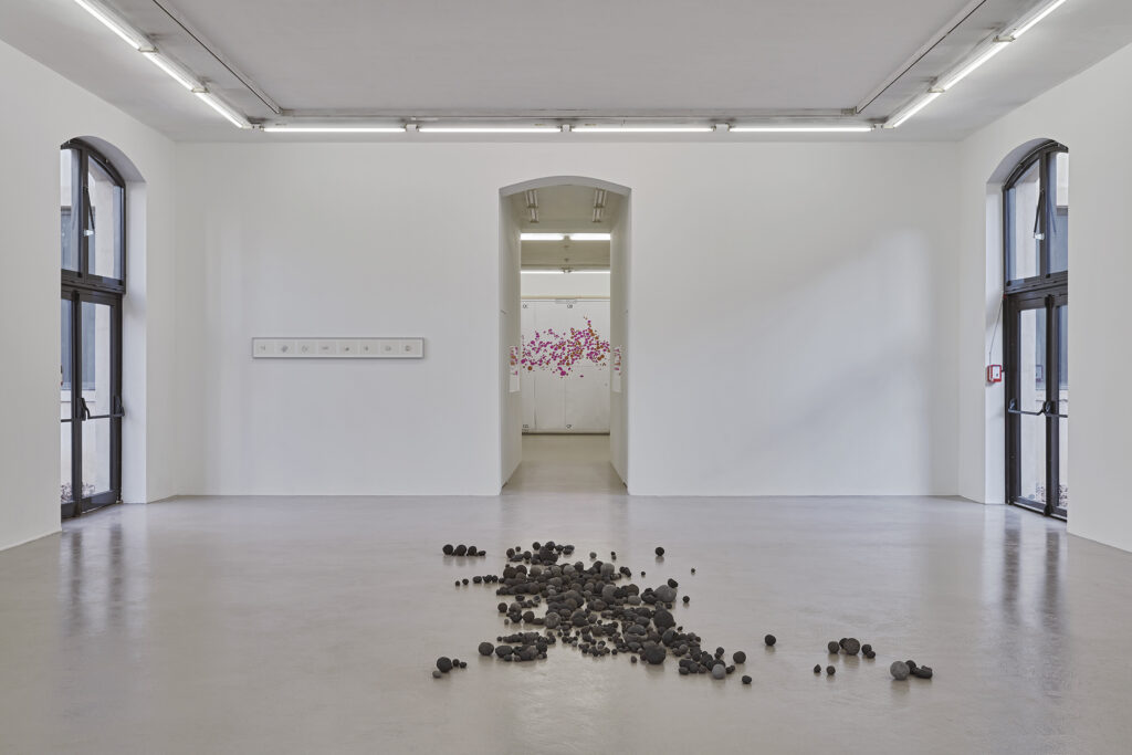 The “Here and Elsewhere” exhibition, located at the Institut d’art contemporain, Villeurbanne, France.