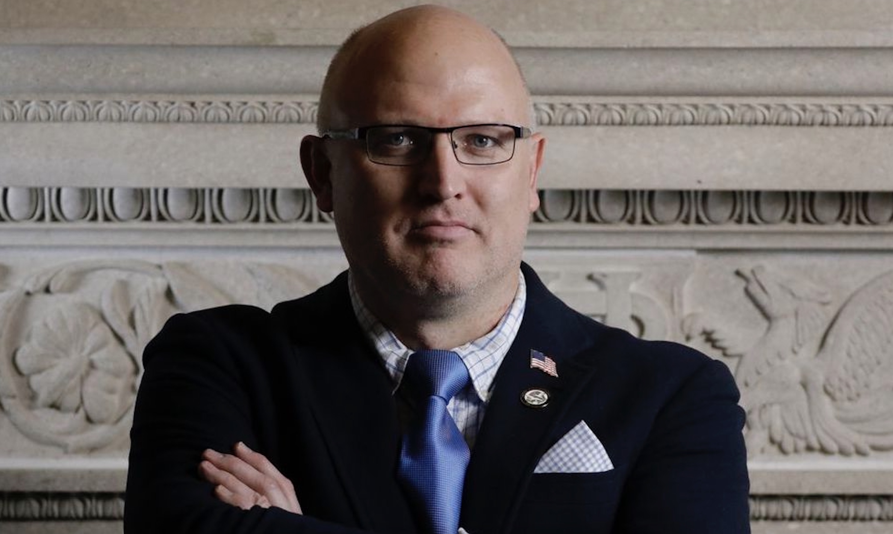 Republican Rep. Travis Seegmiller poses for a portrait Jan. 30, 2020, at the state Capitol. Seegmiller announced Tuesday that he plans to resign from the Utah Legislature this summer due to a move.