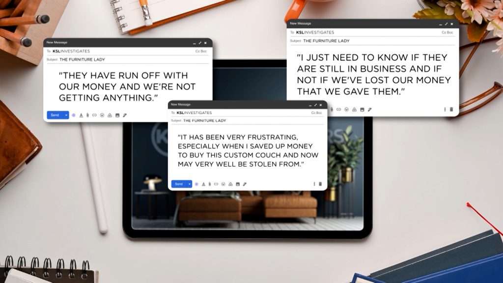 The KSL Investigators have heard from several people about The Furniture Lady.