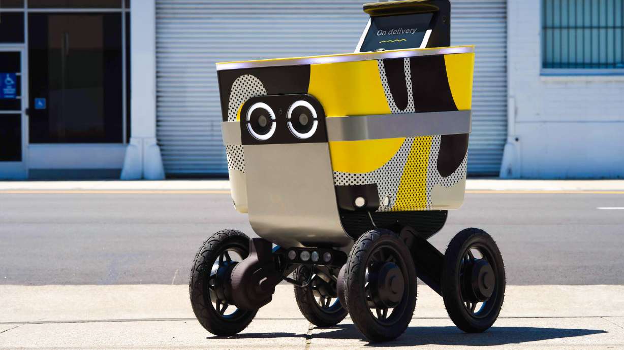 Serve Street is the Uber robot from Serve Robotics that will be operating in Los Angeles. Uber is the latest company to try delivering food to people's homes with robots.