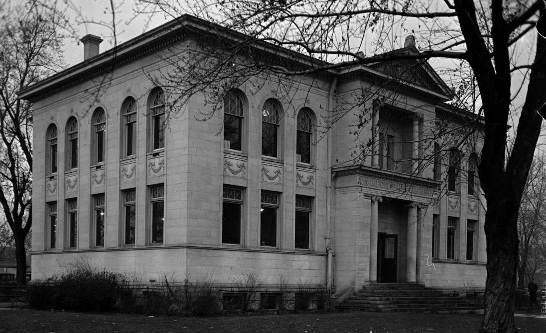 The exterior of the Carnegie library in Ogden. It was constructed in 1901 but has since been torn down.