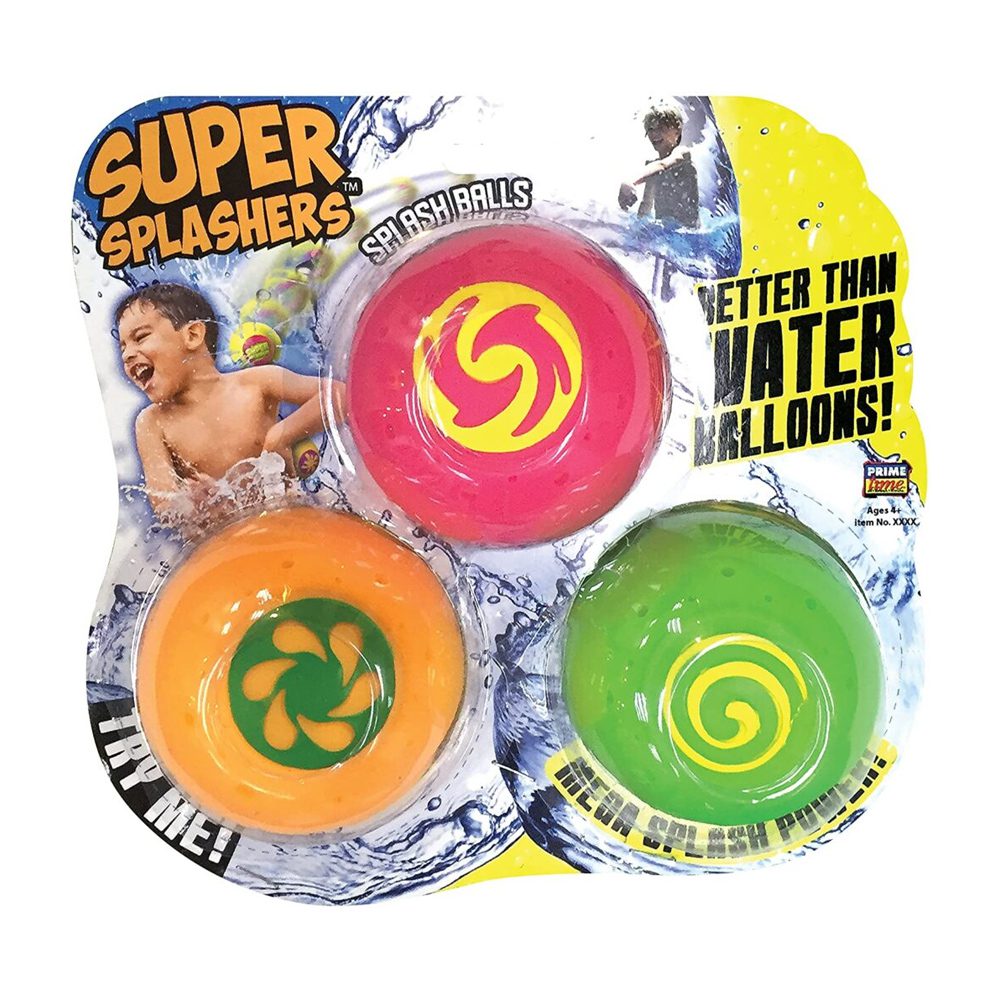 Traditional water balloons can be flimsy and always leave a big mess behind. But these Splash Bombs Super Splashers Water Balls solve these problems.