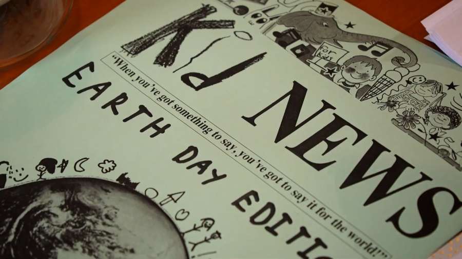 The newspaper Kid News is run by editor-in-chief Mei, age 7, of Orem, Utah.