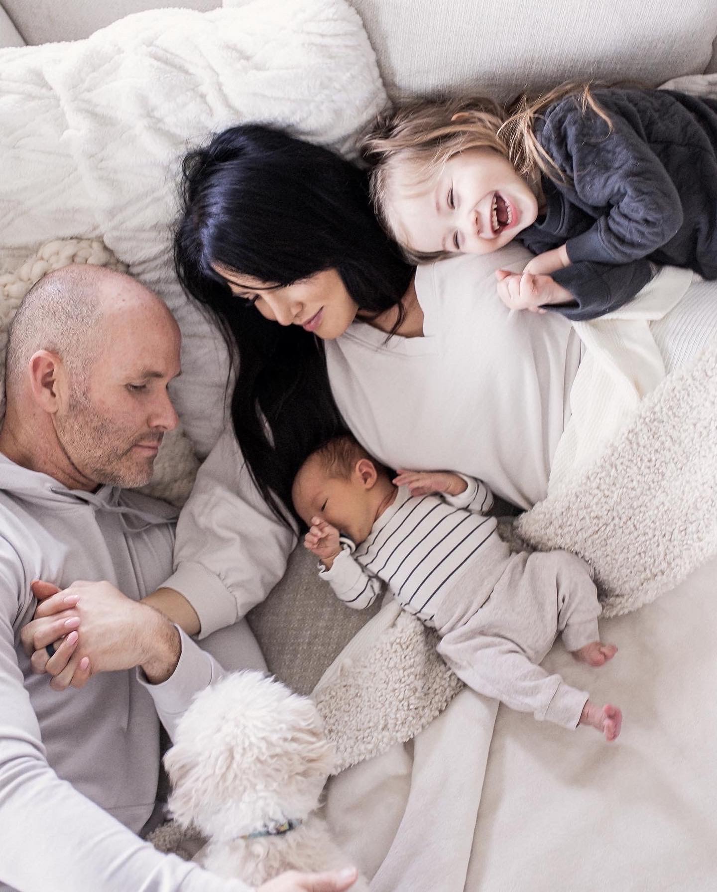 Mark and Chanelle Doyle with their two children. Mark Doyle was diagnosed with stage 4 melanoma cancer.