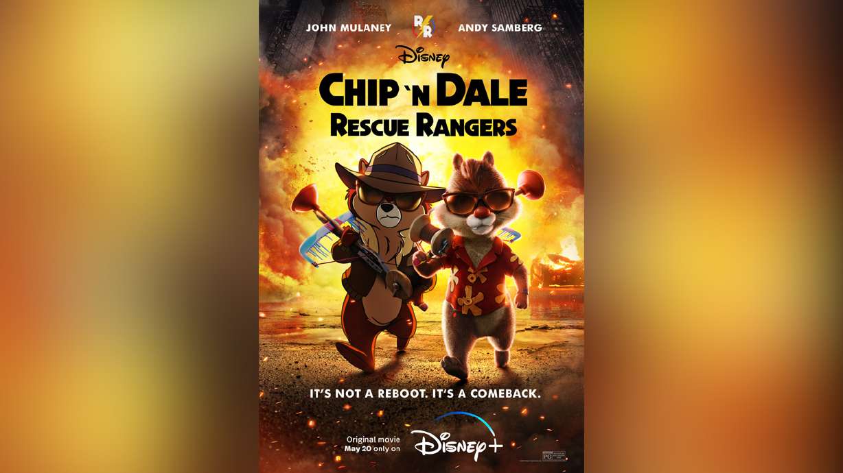 "Chip 'n Dale: Rescue Rangers" 2022 movie poster.
