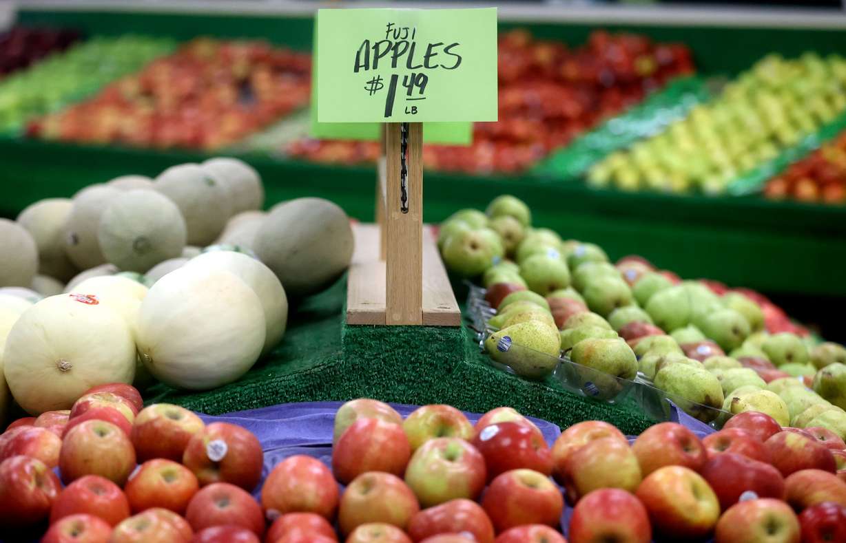 Produce is pictured at a Reams in Sandy on Wednesday.