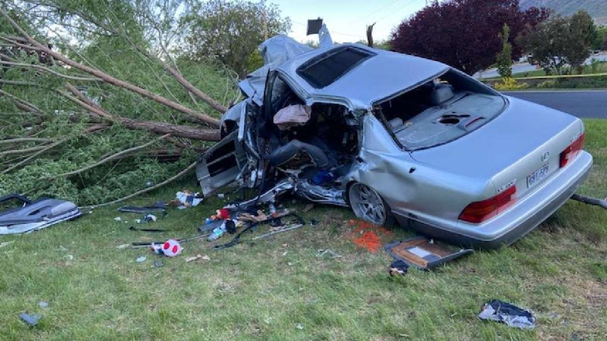 Two people are dead and three are hospitalized after a single vehicle crash in North Ogden early Saturday.