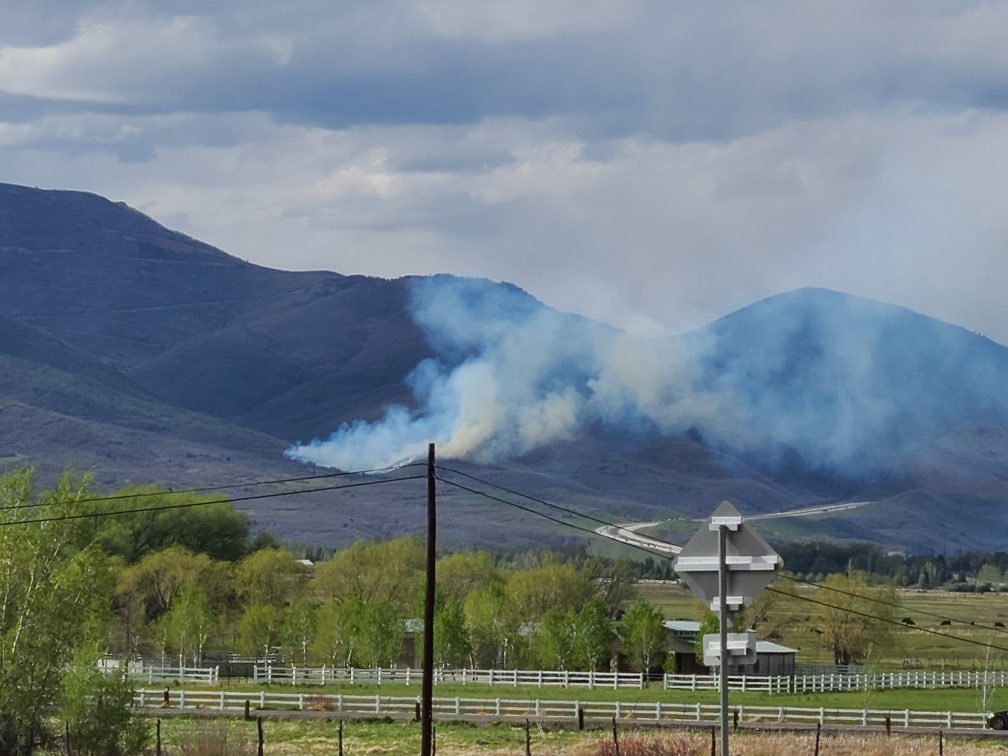 A brush fire off U.S. Highway 40 north of Heber burned an estimated 85 acres on Sunday, according to fire officials.