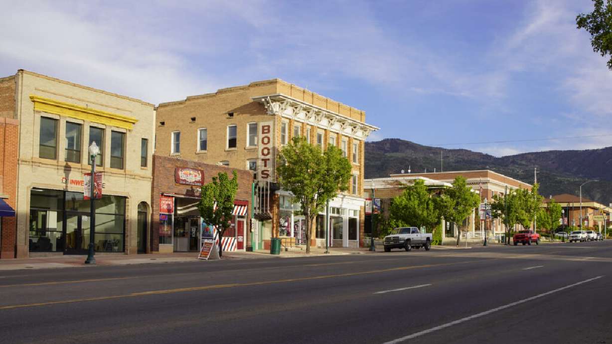 Cedar City’s Historic Downtown on Main Street Wednesday. The city is working on creating more livable, walkable downtown.